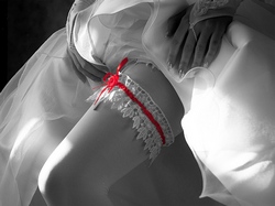 Свадебная подвязка