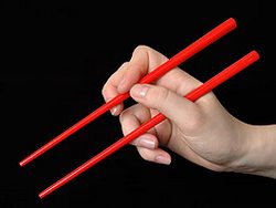 Как правильно держать китайские палочки?