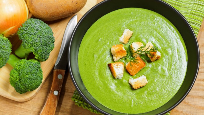 Как сварить вкусный крем-суп из брокколи