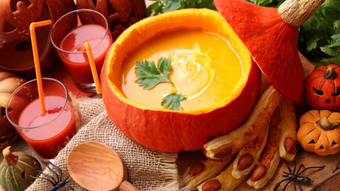 Рецепт на Хэллоуин: тыквенно-томатный суп Радость вампира