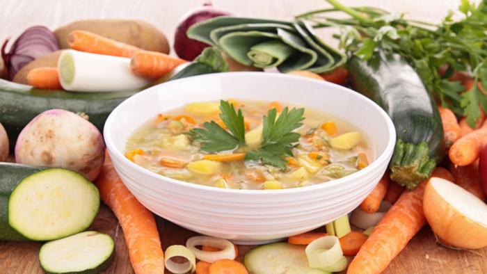 Как сварить постный овощной суп с кукурузной крупой