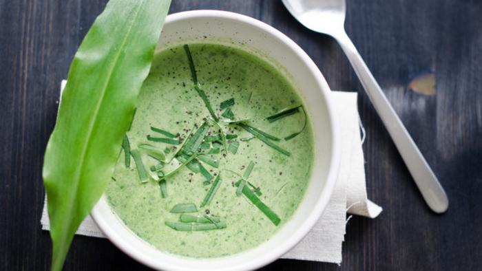 Как сварить весенний крем-суп из черемши