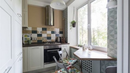 Что делать с кухней в пять квадратных метров