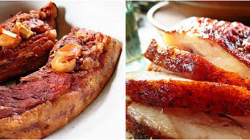 Фирменный рецепт самой вкусной в мире грудинки: золотистая, нарядная, ароматная