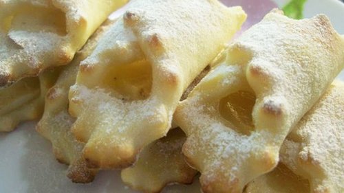 Малокалорийные творожные платочки с яблоками и как их готовят бабушки