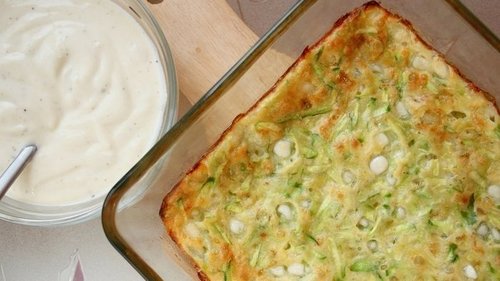 В чём прелесть воздушной запеканки из кабачков