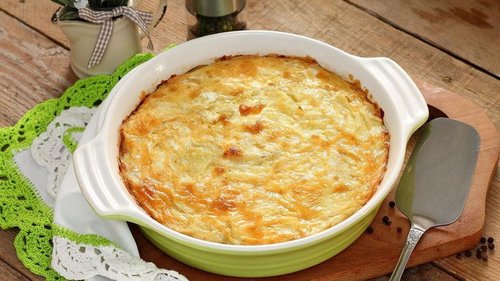 Что приготовить на ужин без мяса: картофельная запеканка с сыром