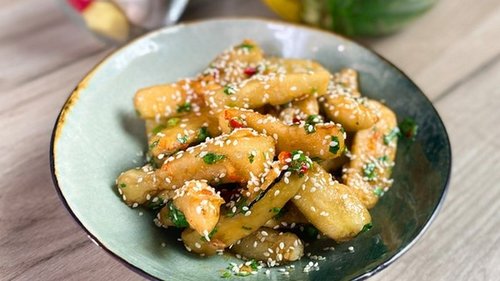 Рецепт хрустящей закуски из баклажанов