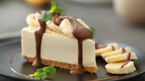 Банановый чизкейк без выпечки и без хлопот