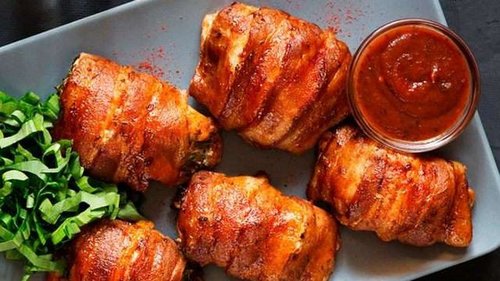 Рецепт курицы в беконе