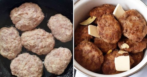 Зачем кума тушит котлеты с манкой в сливочном масле