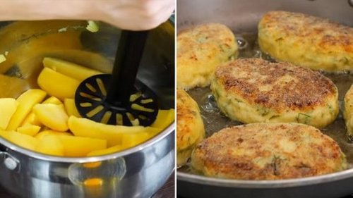 Драники позабыты, готовлю картофельные котлеты в пост от Ольги Матвей