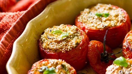 Болгарский перец, фаршированный кускусом