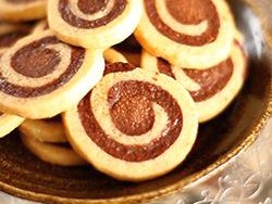 Песочное шоколадное печенье Спиральки (рецепт)