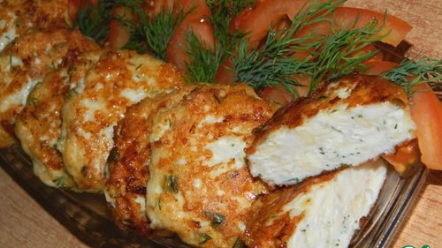 Котлеты куриные с сыром
