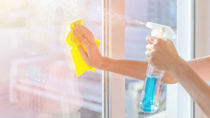 Как отмыть пластиковые окна?