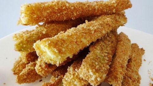 Рецепт нежнейших кабачков с чесноком в панировочных сухарях. Вкуснее мяса!