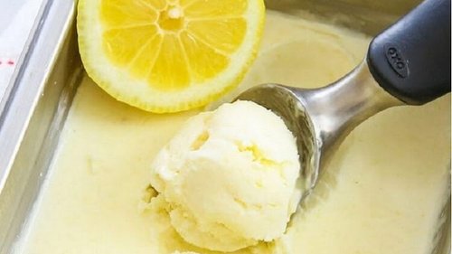 Вкусное лимонное мороженое из трех ингредиентов своими руками