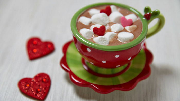 Необыкновенный кофе на День святого Валентина