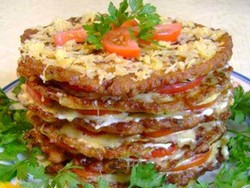 Кабачковый торт: рецепт с сыром и грибами