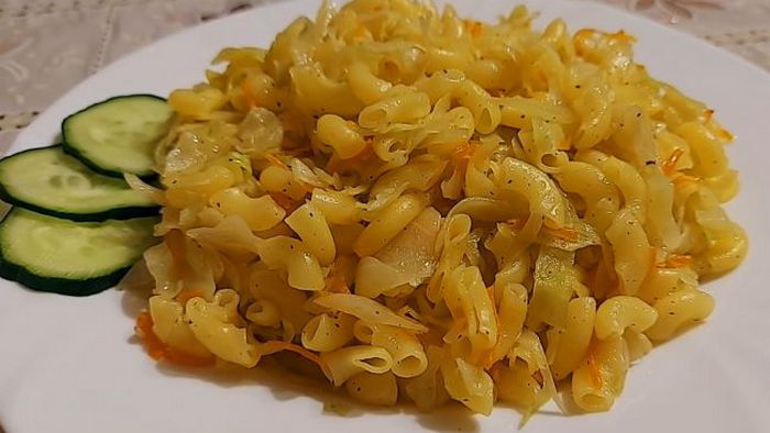 Макароны с капустой: простое, вкусное и сытное закарпатское блюдо