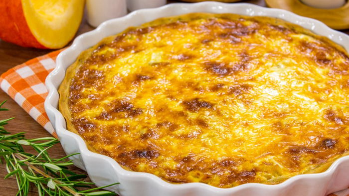 Пирог с тыквой и курицей под сливочно-сырной заливкой: рецепт ароматной домашней выпечки