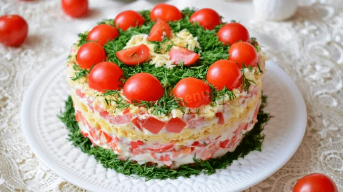 Салат из крабовых палочек: рецепт вкусного праздничного блюда