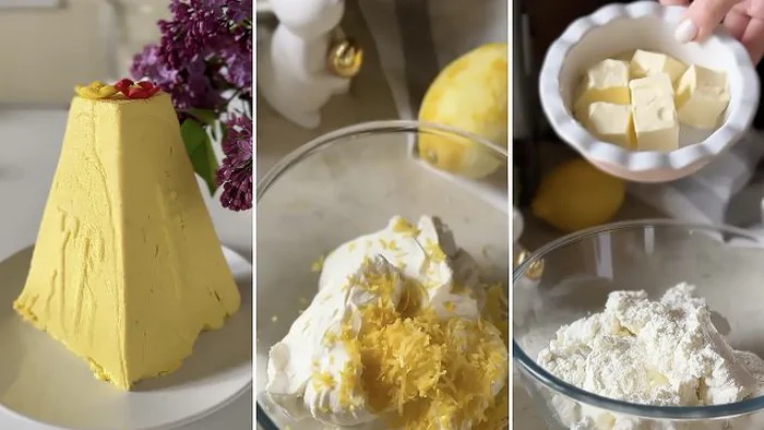 Лимонно-маковая творожная паска: современный рецепт вкусного блюда на Пасху