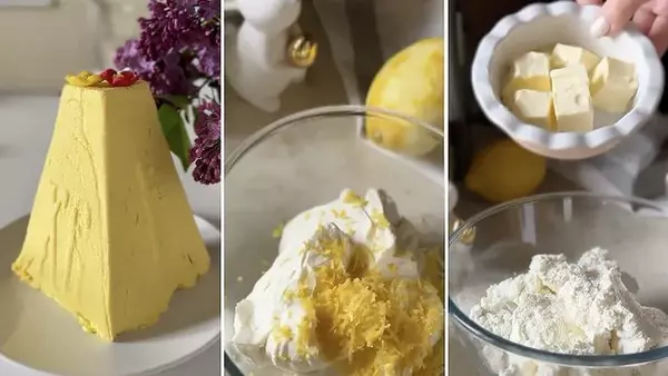Лимонно-маковая творожная паска: современный рецепт вкусного блюда на ...