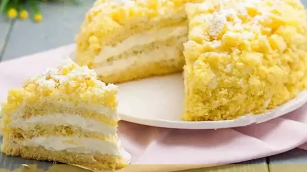 Торт Мимоза: рецепт яркого и очень вкусного торта