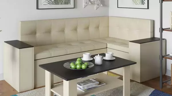 угловой диван для кухни