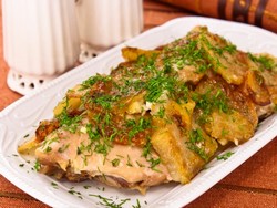 Курица с картошкой под майонезом (рецепт)
