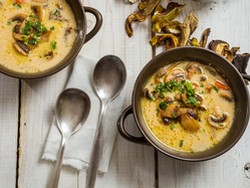 Рецепт ароматного грибного супа «Рассольник»