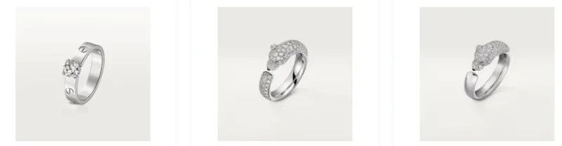 Каблучки Cartier