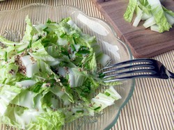 Салат из пекинской капусты: диетический рецепт