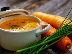 Полезный морковный суп-пюре с имбирем