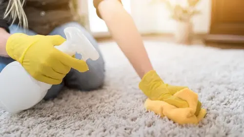 Посыпьте ковер этим средством — пятна и неприятный запах исчезнут...