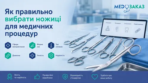 Як правильно вибрати ножиці для медичних процедур