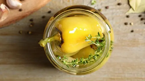 Вкусный запечённый перец на зиму: секрет маринада для идеальной з...