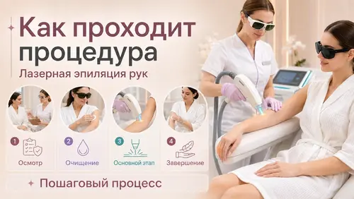 Как проходит процедура лазерной эпиляции рук: пошаговый процесс