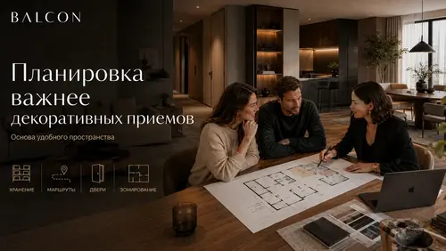 Планировка важнее декоративных приемов