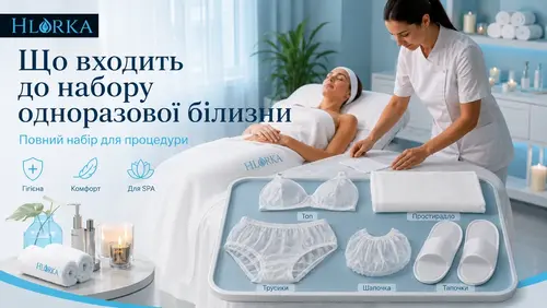 Що входить до набору одноразової білизни