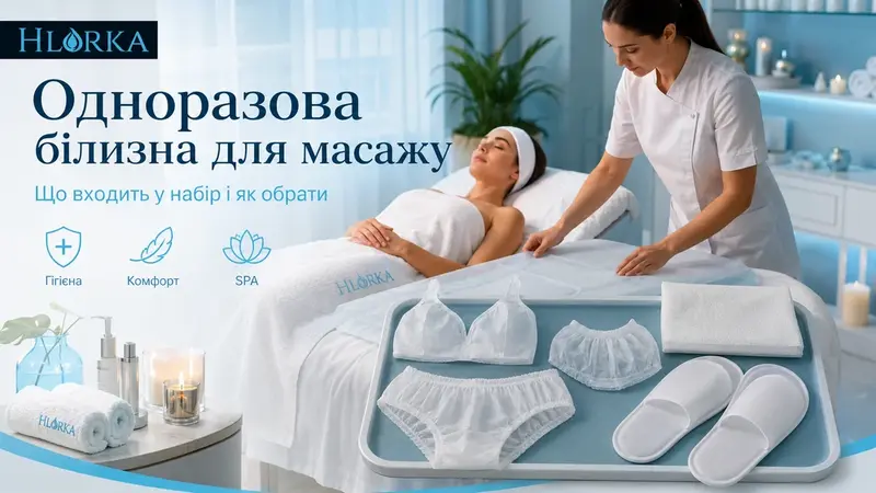 Одноразова білизна для масажу: що входить у набір і як обрати