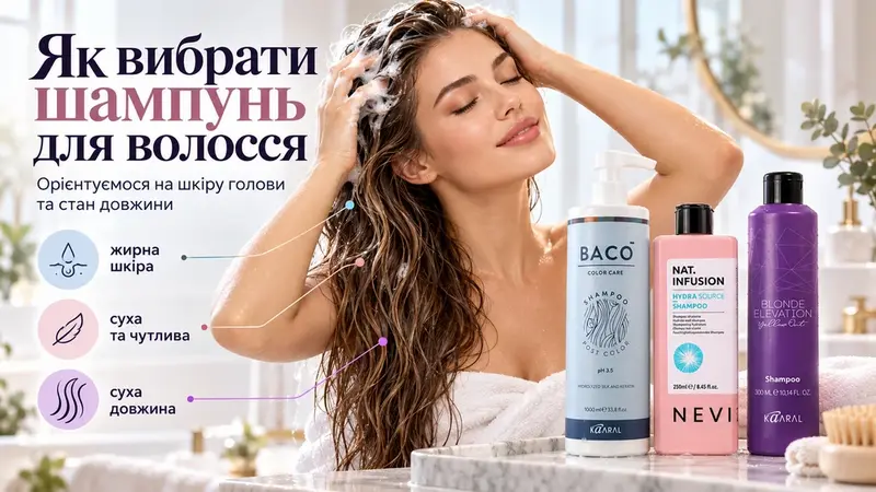 Як правильно вибрати шампунь для волосся: орієнтуємося на шкіру г...