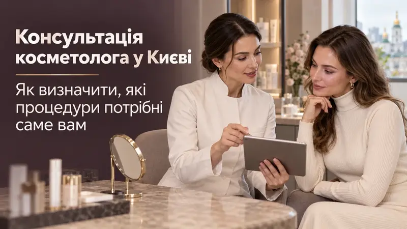 Консультація косметолога у Києві: як визначити, які процедури пот...
