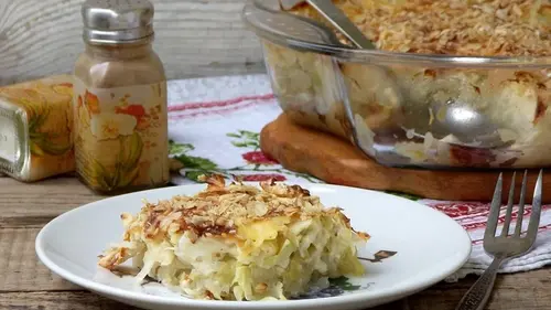 Как приготовить капустный манник с сыром