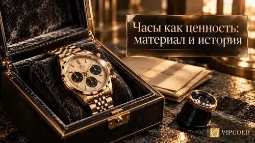 Часы как ценность: материал и история