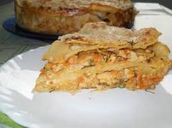 Мясной пирог из лаваша (рецепт)