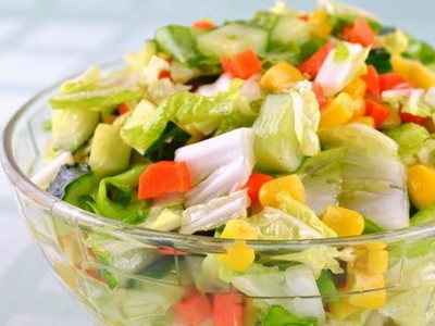 Овощной салат «Цветной» — настоящий витаминный микс