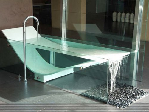стеклянная ванна